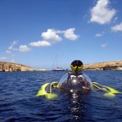 U-Boat Worx private submersibles C-Explorer 3 - wreck diving in Malta