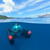 U-Boat Worx private submersible C-Explorer 3 uses as Tourist submarine in the Seychelles