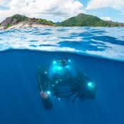 U-Boat Worx private submersible C-Explorer 3 uses as Tourist submarine in the Seychelles