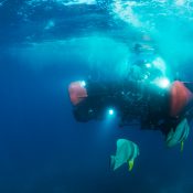 U-Boat Worx private submersible C-Explorer 3 uses as Tourist submarine in the Seychelles