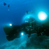 U-Boat Worx private submersible C-Explorer 3 uses as Tourist submarine in the Seychelles