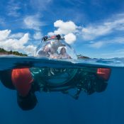 U-Boat Worx private submersible C-Explorer 3 uses as Tourist submarine in the Seychelles