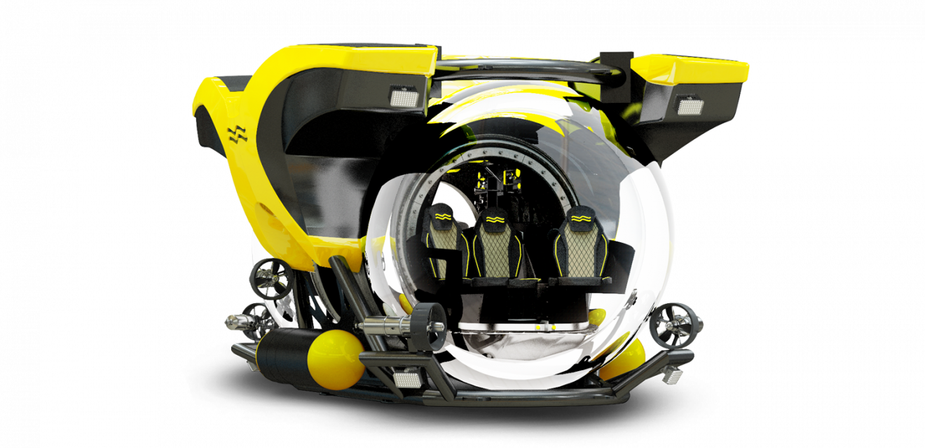 Cruise Sub 7 isometric view yellow