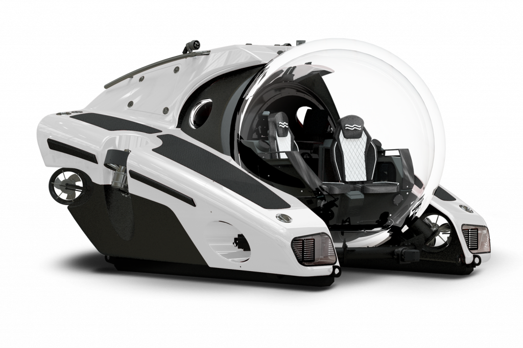 Super Yacht Sub 3 LX isometric view white