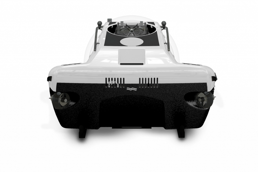 Super Yacht Sub 3 LX vista trasera blanco