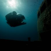 Private submarine wreck diving