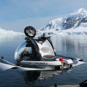 M/Y Legend submarine diving Antarctica